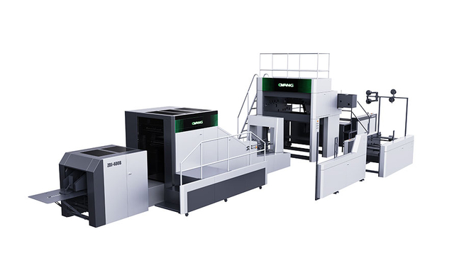 Máquina de fabricação de bolsas de papel