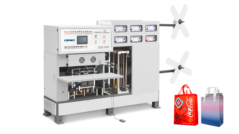 Máquina seladora de alça dupla não tecida F700