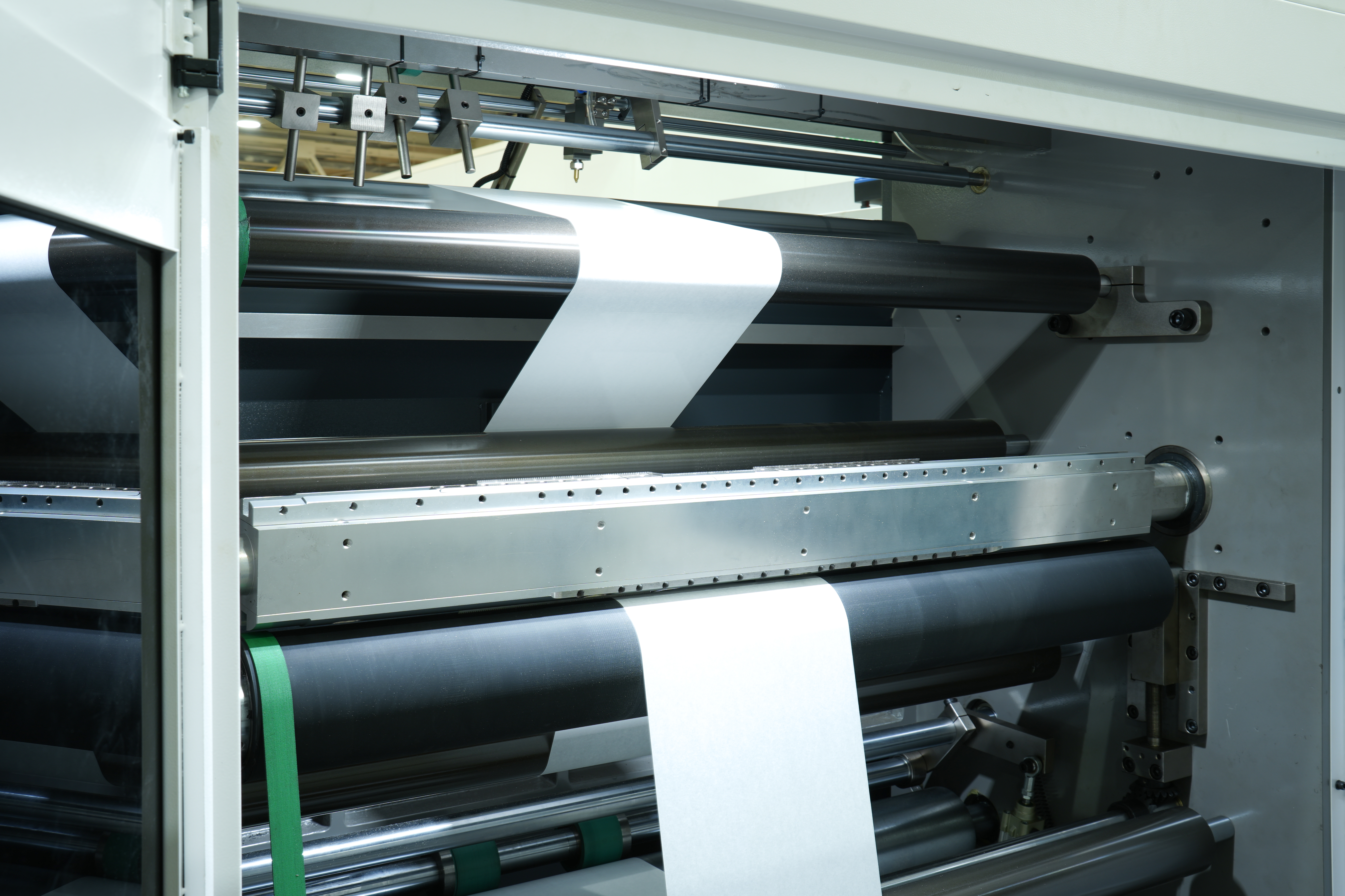 Máquina de bolsa de papel de fundo afiado alimentado