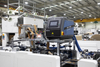 Máquina de fabricação de bolsas inteligentes com alça torcida