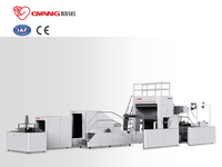 Máquinas OYANG Uma máquina de saco de papel com fundo quadrado série com alça torcida on-line