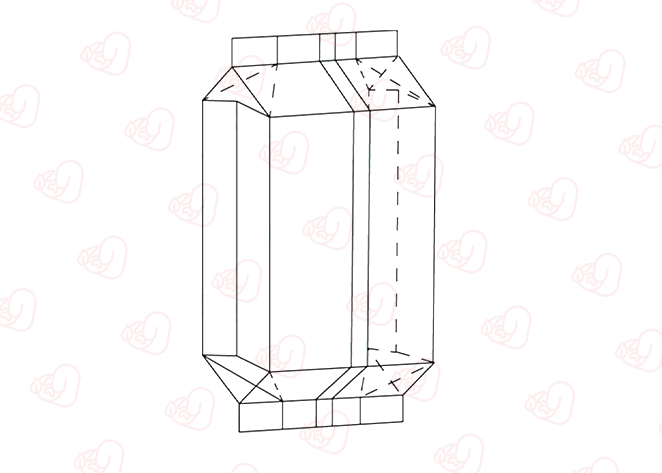 Modelos de bolsa com vedação central