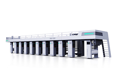 Máquina de impressão no rotogravura