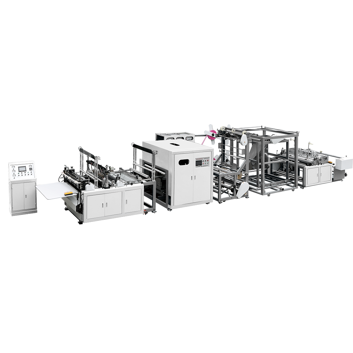 Máquina para fazer saco D-Cut não tecido OYANG 15 C700/800