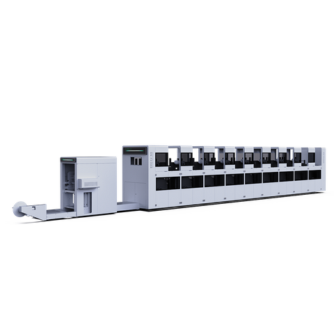 Unidade de corte e vinco de laminação OYANG 7 ONL-350PART I